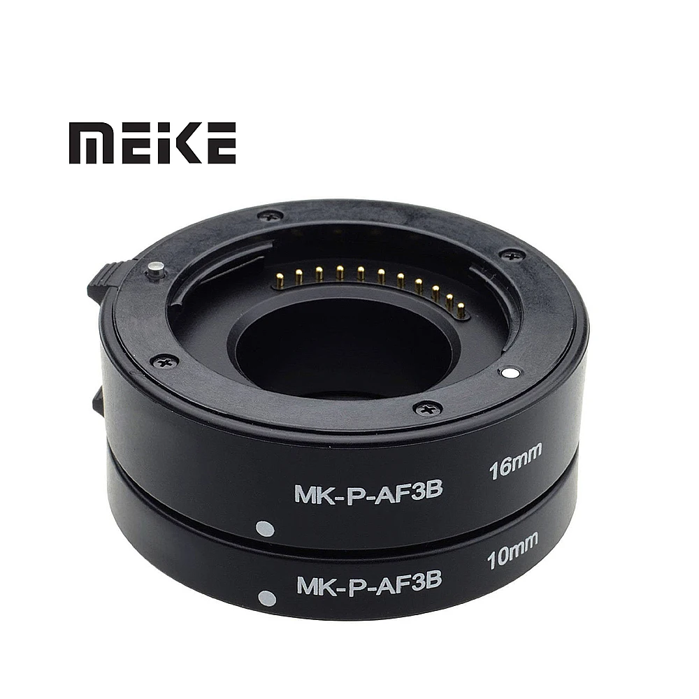 Удлинительное макрокольцо Meike с автофокусом для Panasonic Olympus M4/3 M43 Mount G7 G9 G85 GH4 GH5 EM1 EM5
