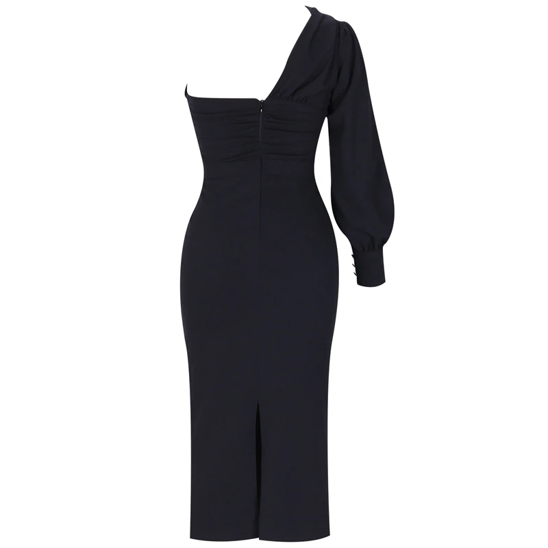 Ocstrade 2019 Осенняя женская модная сексуальная Bodycon Вечерние Платье драпированное