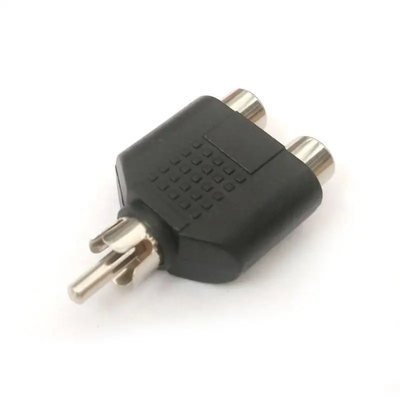 Разветвитель RCA Y AV Аудио Видео разъем преобразователь 1 штекер на 2 гнезда кабель