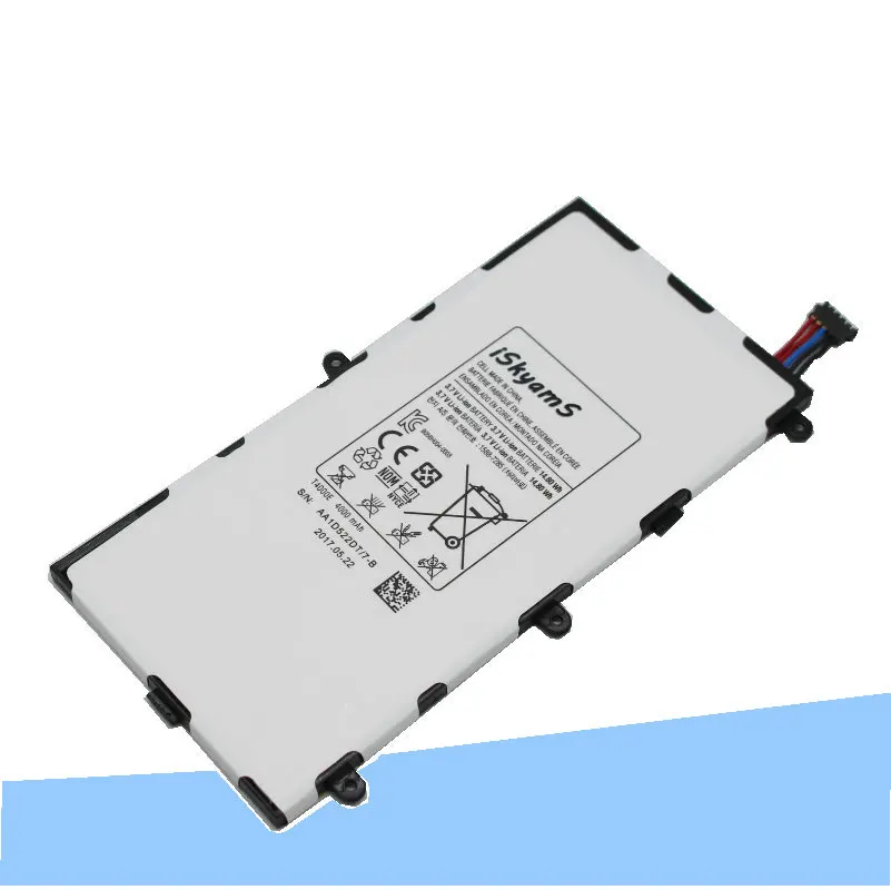 2x4000 мА/ч T4000E запасная батарея для Samsung Galaxy Tab Tablet 3 7 0 T211 T210 T215 T210R T217A SM-T210R T2105 P3210 P3200 |