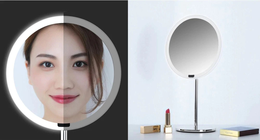 Xiaomi Mijia Yeelight портативный светодиодный зеркало для макияжа с регулируемой яркостью умный датчик движения ночник