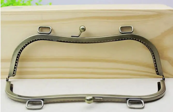 27 см 3 шт./лот ретро узор сумка кошелек рамка м форма бронзовая Сумочка поцелуй