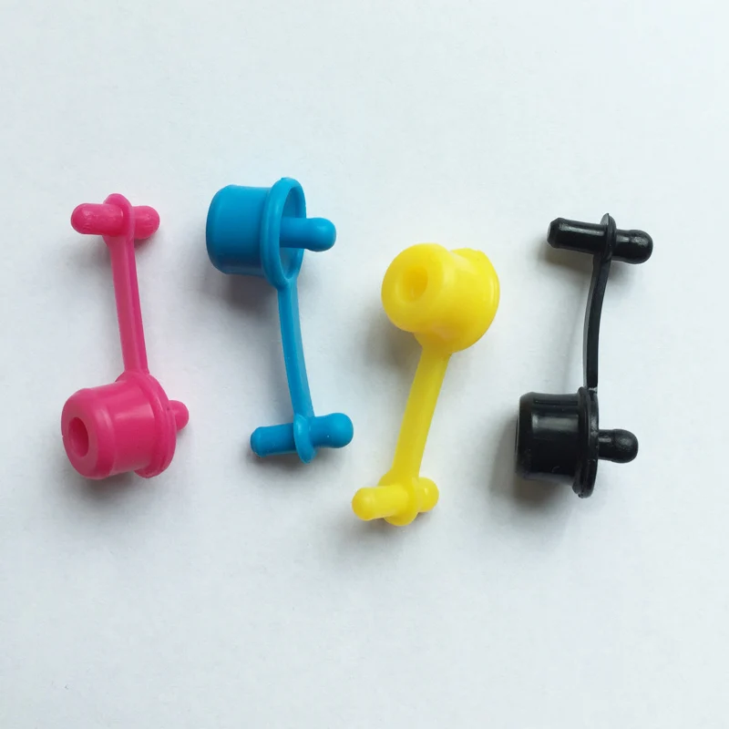 4 цвета CMYK СНПЧ чернила заглушка бака пластиковый цветной Разъем DIY СНПЧ аксессуар для струйного принтера