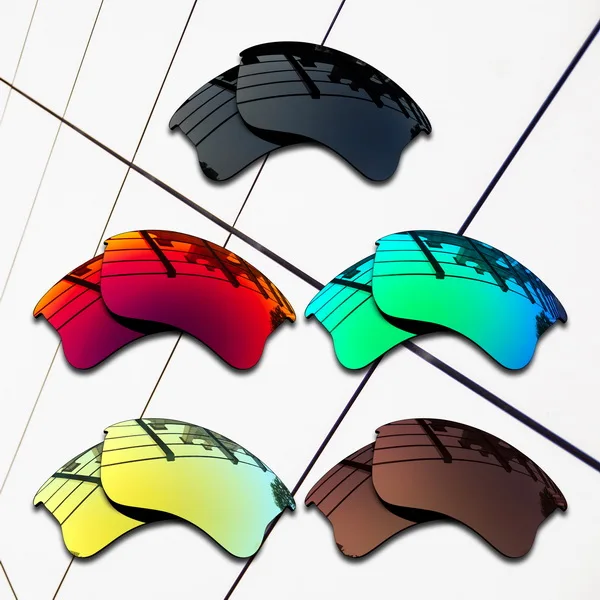 All Polarized 5-Pair Wholesale E.O.S Polarized Replacement Lenses for Oakley Half Jacket 2.0 XL Sunglasses- Varieties Colors - Цвет линз: All Polarized 5-Pair