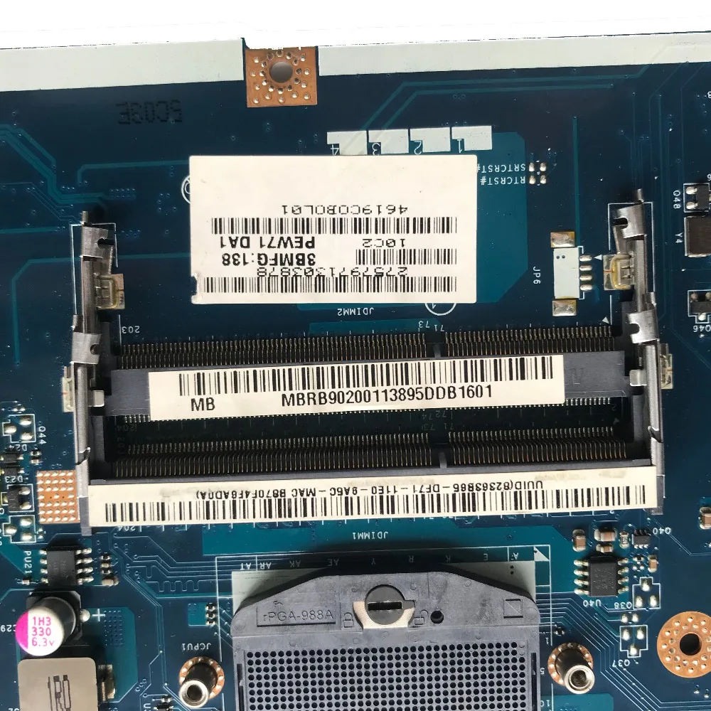 Для материнской платы ноутбука ACER 5742 GT540M/1GB GPU DDR3 MBRB902001 MBRDP02002 определенная