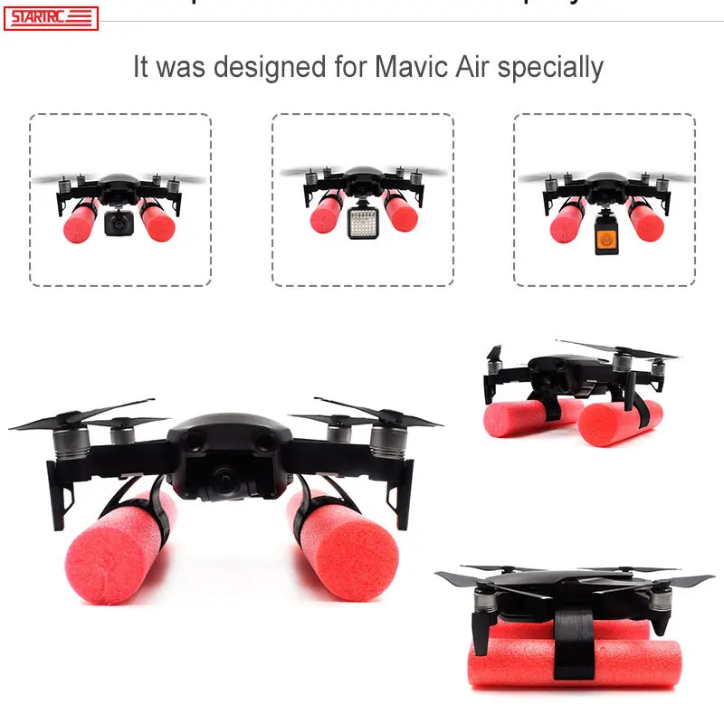 DJI Mavic Air Extended посадочная Экипировка тренировочный комплект не может плавать на