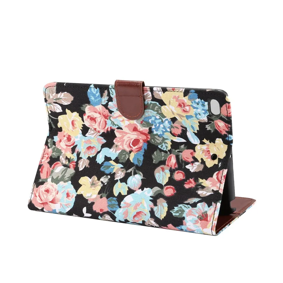 Чехол для планшета для ipad mini 7,9 дюймов цветочная ткань capa coque отделения для карт чехол для Apple ipad mini 4 чехол для ipad mini 5