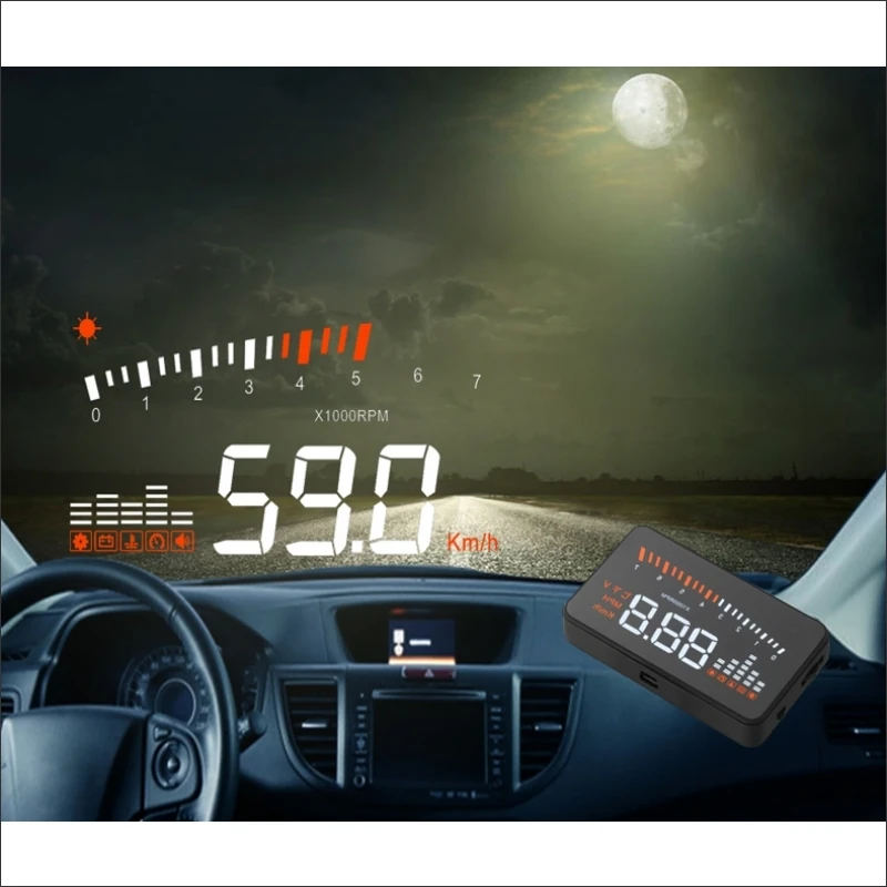 Автомобильные аксессуары дисплей на лобовое стекло HUD для Mercedes Benz C Class W204 2007-2014
