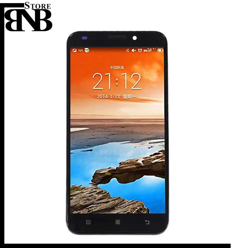 

For Lenovo A916 LCD Display With Touch Screen Digitizer Assembly with frame Black and White color