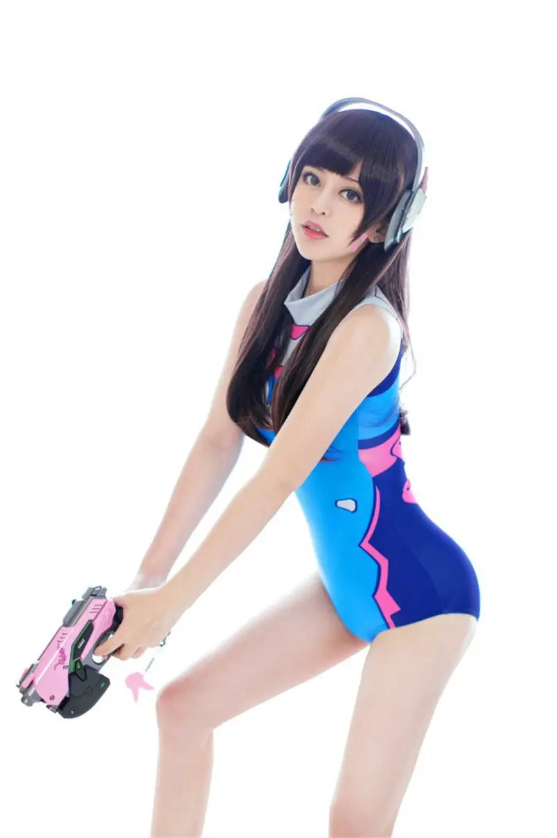 2017 сексуальный костюм для косплея OW D.VA Dva Цельный купальник Hana Song|costume one piece|cosplay