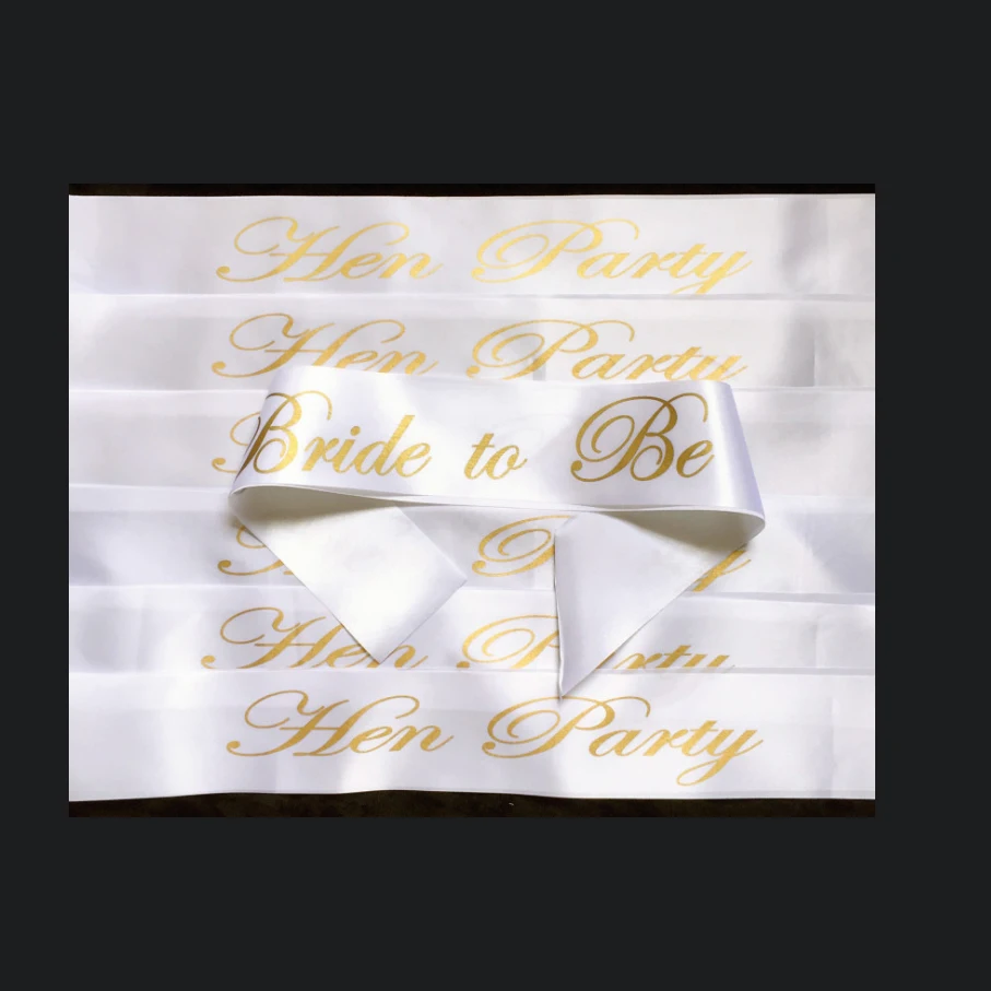 Горячая Распродажа курица вечерние шарф свадебное украшение 7 шт. белые