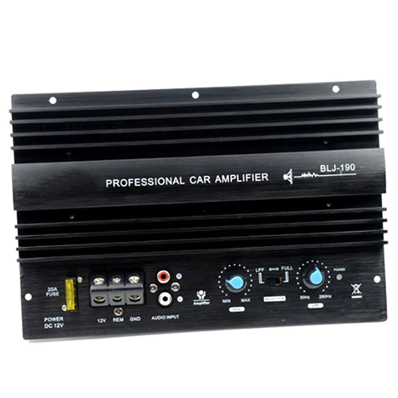 12V 1000W Powerful Bass Subwoofer 105Dba Mono Car Audio High Power Amplifier Amp Board Thermal Overload Protect | Автомобили и