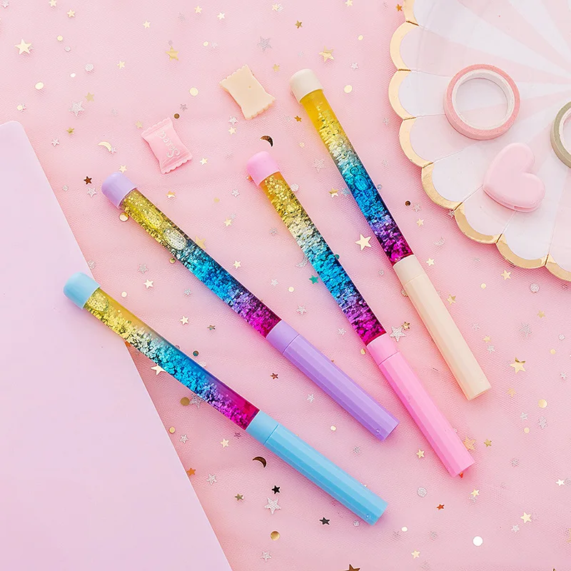1 шт Красочные Волшебная палочка на гелевую ручку творческие зыбучих песков с
