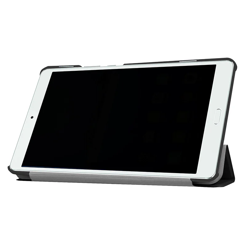JRZ для Huawei MediaPad M3 8 4 дюймовые Чехлы тройной Стенд кожаный чехол с шелковой
