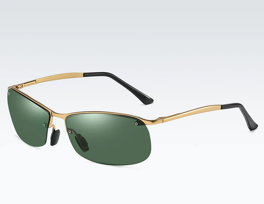 gold green ELITERA поляризационные солнцезащитные очки для мужчин и женщин для вождения, мужские солнцезащитные очки для рыбалки, спортивные стильные очки, аксессуары - Цвет линз: gold green