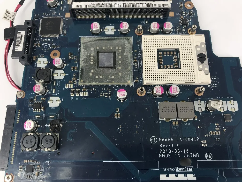 LA-6841P K000111590 подходит для Toshiba C660 материнская плата ноутбука DDR3 GL40