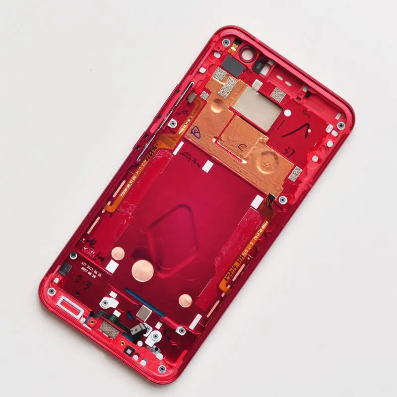 ZUCZUG металлический корпус шасси бэкплейт держатель для htc U11 средняя рамка с боковыми клавишами