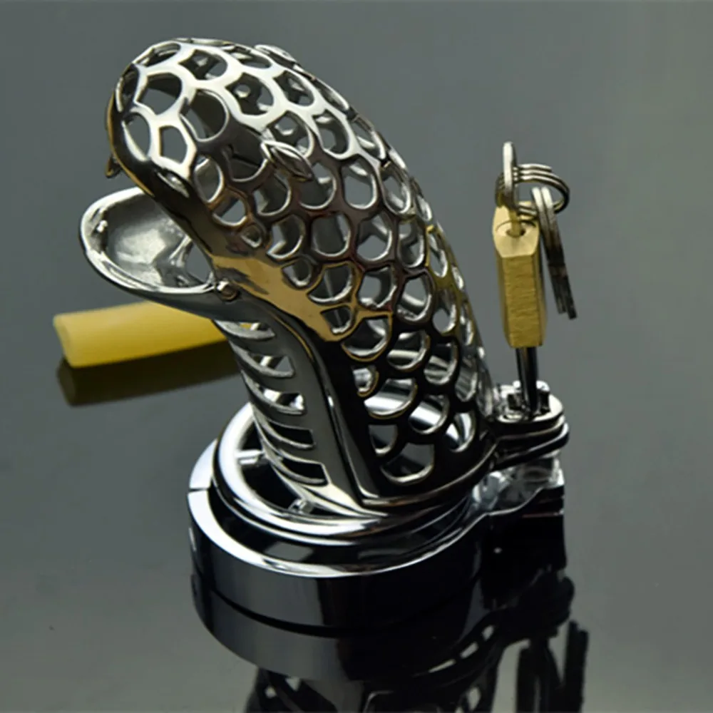 Нержавеющая сталь Мужской Целомудрие устройство Chaste птица металлическая клетка