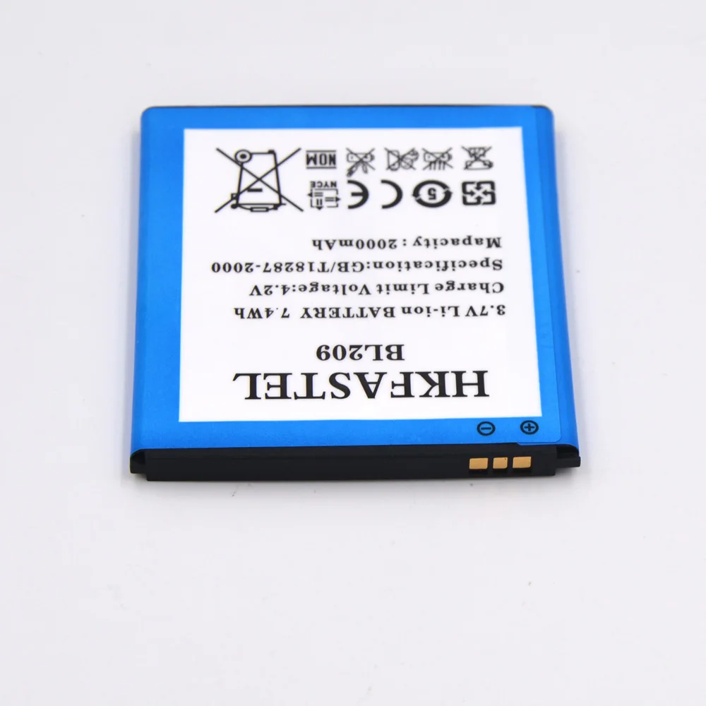 Аккумуляторная батарея HKFASTEL BL209 BL 209 для Lenovo A706 A788T A820E A760 A516 A378T A398T новые