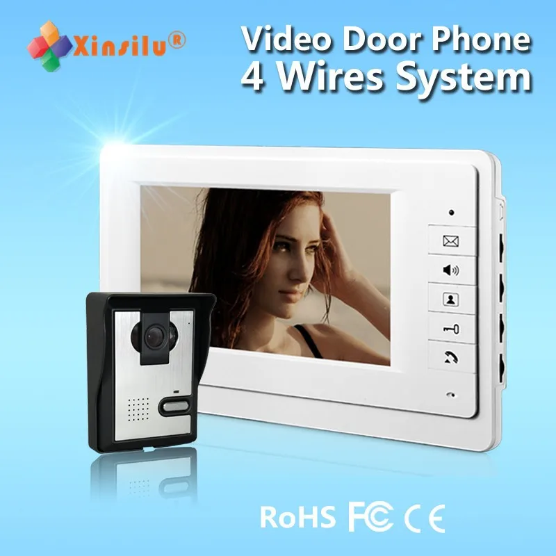 Проводная Система Вилла видео-телефон двери/видео домофон/видео-дверной звонок |