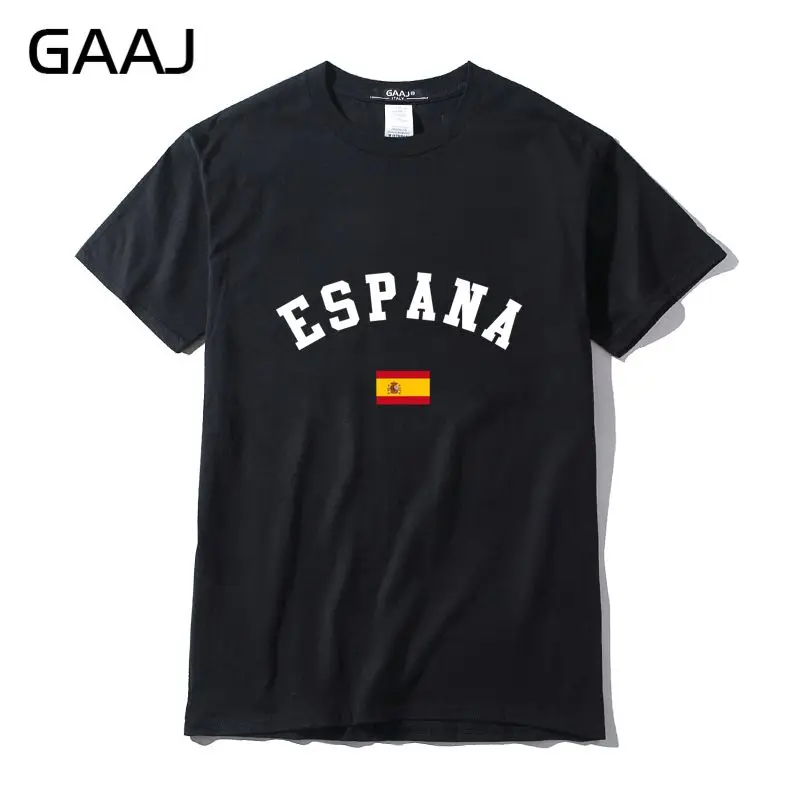 С флагом Испании футболка для женщин большие размеры Тонкий Espana женская из
