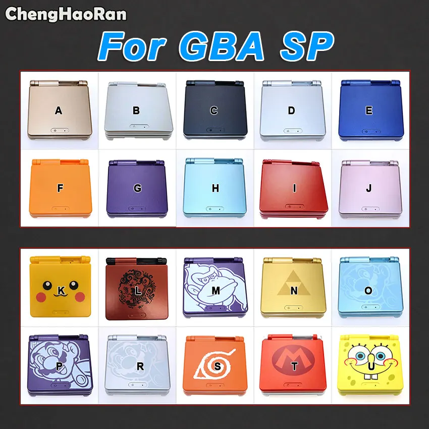 ChengHaoRan 1 комплект для nintendo Gameboy Advance SP Сменный Чехол с мультяшным рисунком чехол