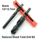 1 шт., спиральное сверло из быстрорежущей стали, диаметром 17-22 мм, диаметром 12 дюйма, лезвие для обработки отверстий черного цвета, высокое качество (171819202122 мм)