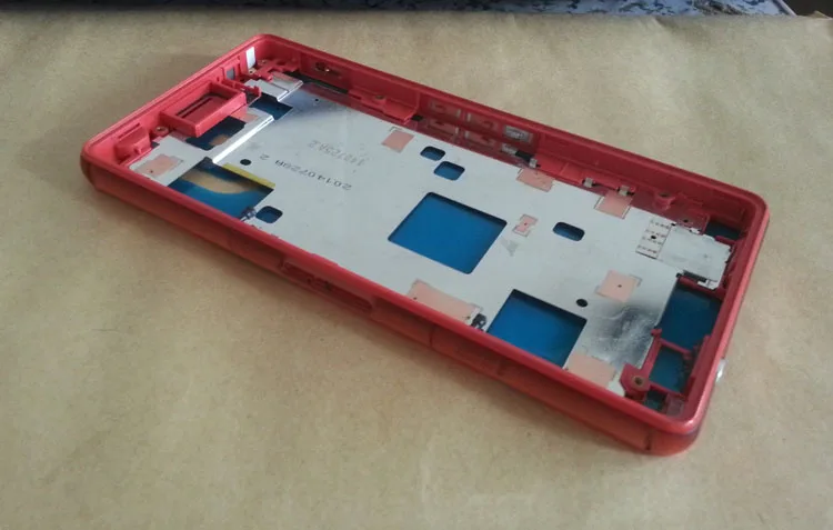 Чехол для sony Z3 Compact Z3 mini D5803 D5833, Передняя Лицевая панель, средняя рамка, средняя рамка с заглушкой