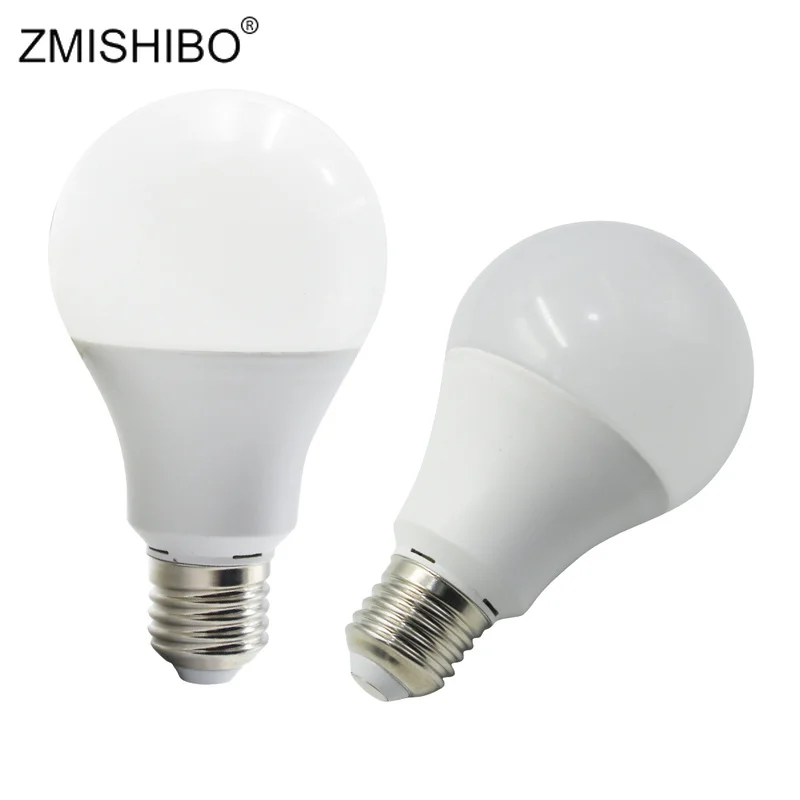 ZMISHIBO PC алюминиевые светодиодные лампы A60 E27 для гостиной супер яркие 12 Вт 220 В