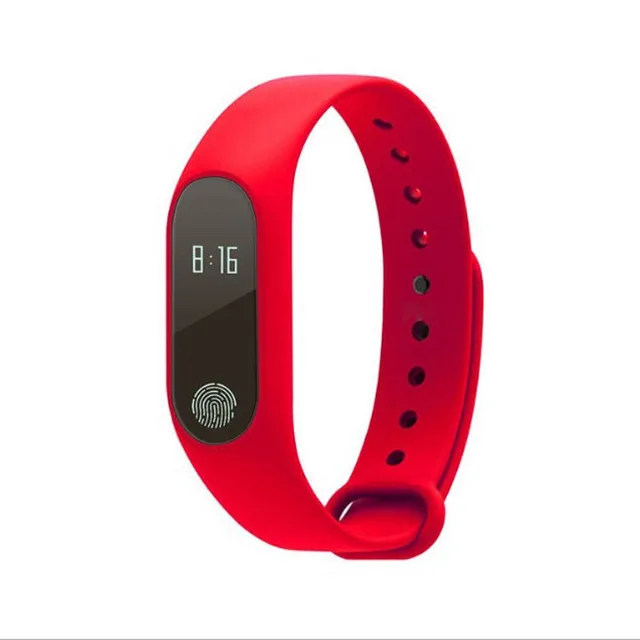 Red Новые модные спортивные Смарт-часы M2, детские часы для девочек и мальчиков, электронные часы для фитнеса, бега, прогулок, Bluetooth, браслет - Цвет: Red