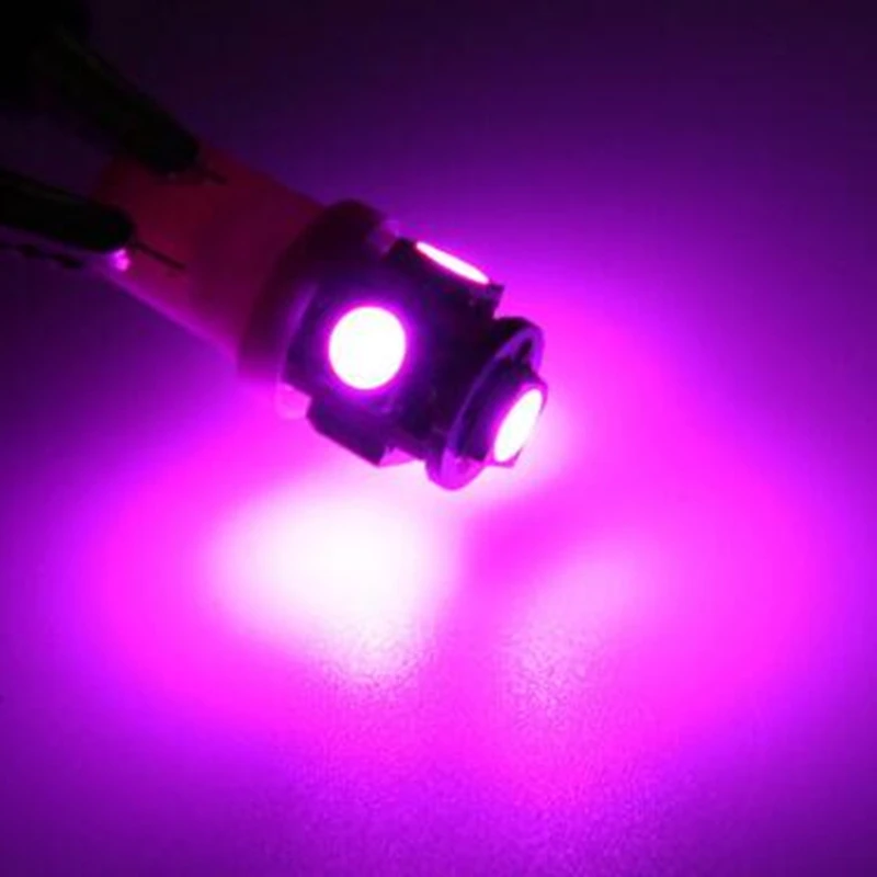 10 шт. светодиодный автомобильный DC 12v светильник T10 5050 5 SMD супер белый 194 168 w5w