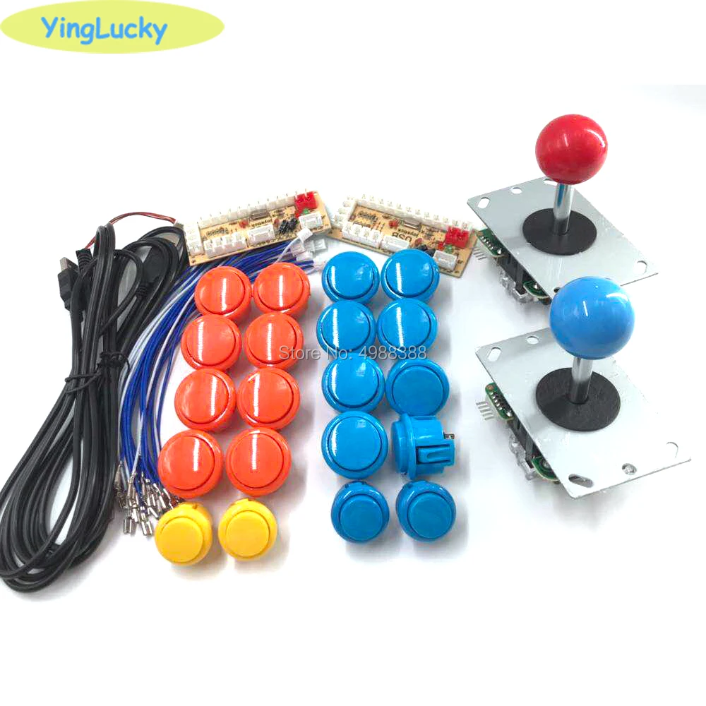 SEIMITSU копия комплект аркадная sanwa и sanwa jlf tp 8yt obsf 24 30 мм Нулевая задержка игровой контроллер джойстики