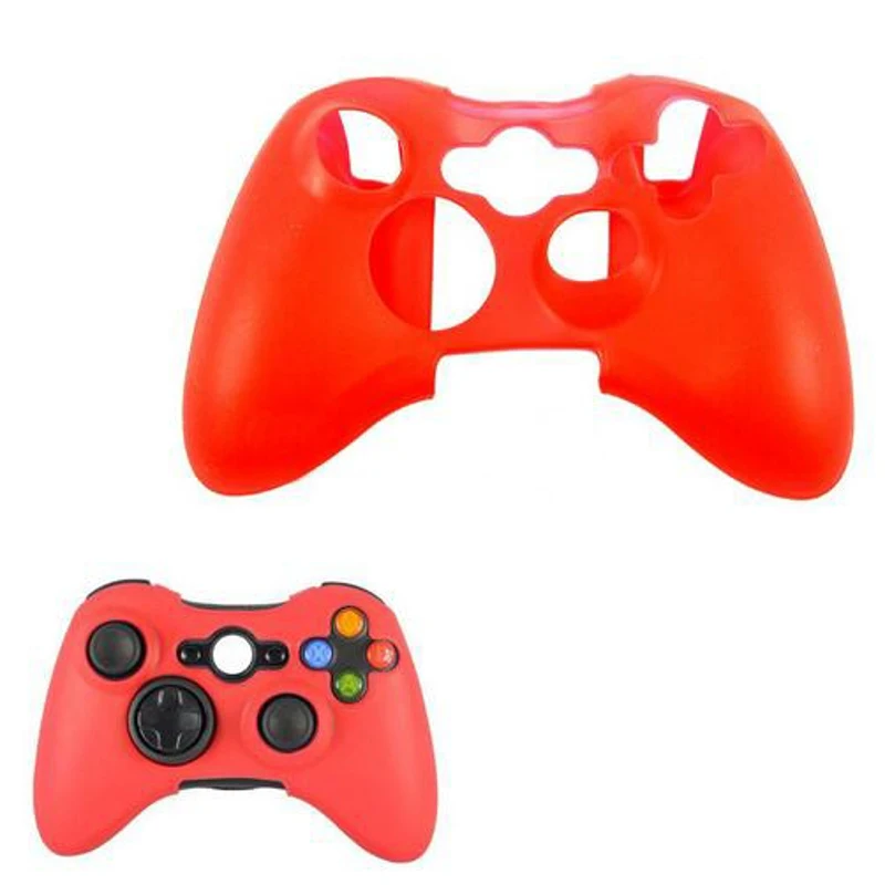 2pcs/lot Multi Colors Silicone Cover Case SKin Protective Protection Sleeve for Xbox 360 Game Controller Light Durable | Электроника