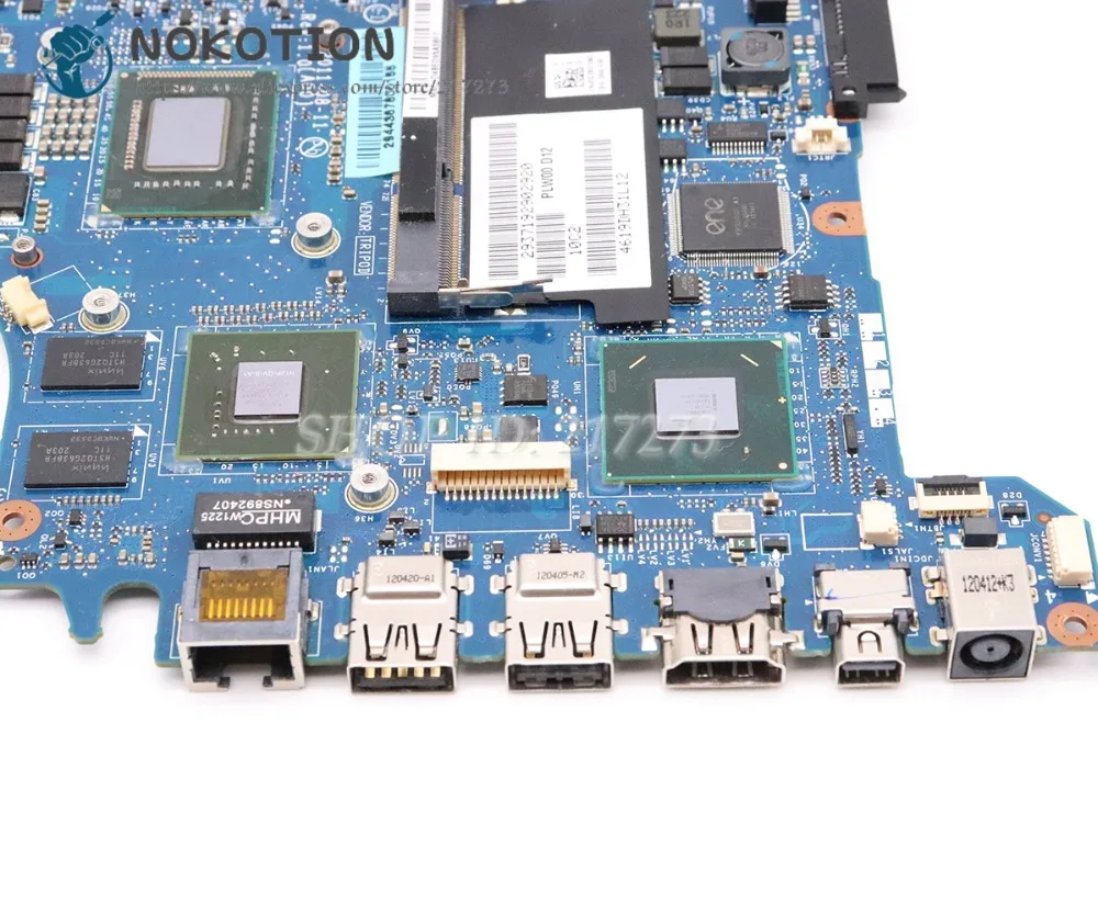 NOKOTION для Dell XPS 14Z L412Z материнская плата ноутбука CN-01GY8V 01GY8V PLW00 LA-7451P CPU GT520M 1GB |
