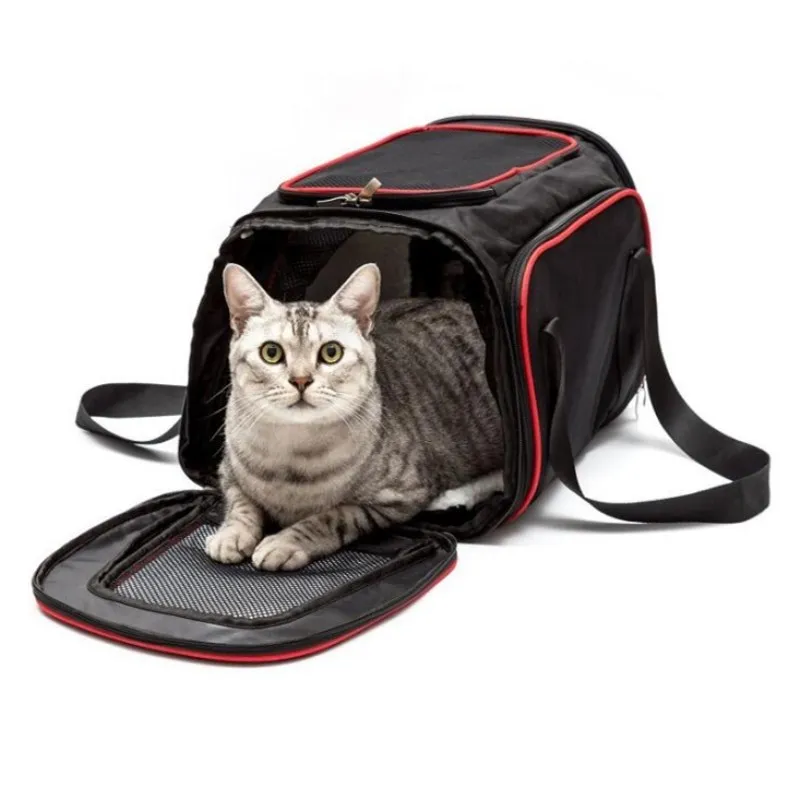 Модные дышащие Pet Стропы 2 стороны расширяемый собака несущая Открытый Дорожная