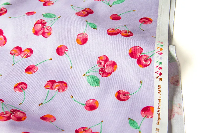 Полуметровая японская Ткань Оксфорд хлопок лоскутное шитье стеганая ткань вишня