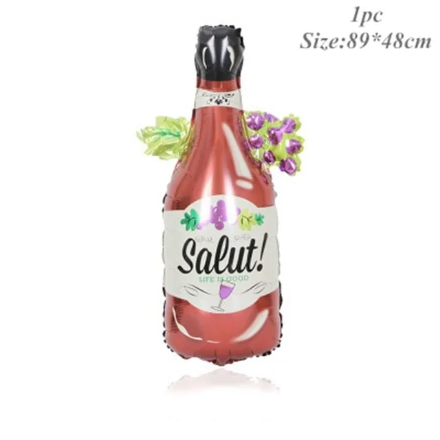 Wine 1 шт пивная чашка фольга фон для фотосессий-воздушный шар для вечерние принадлежности, день рождения украшения для взрослых - Цвет: Wine