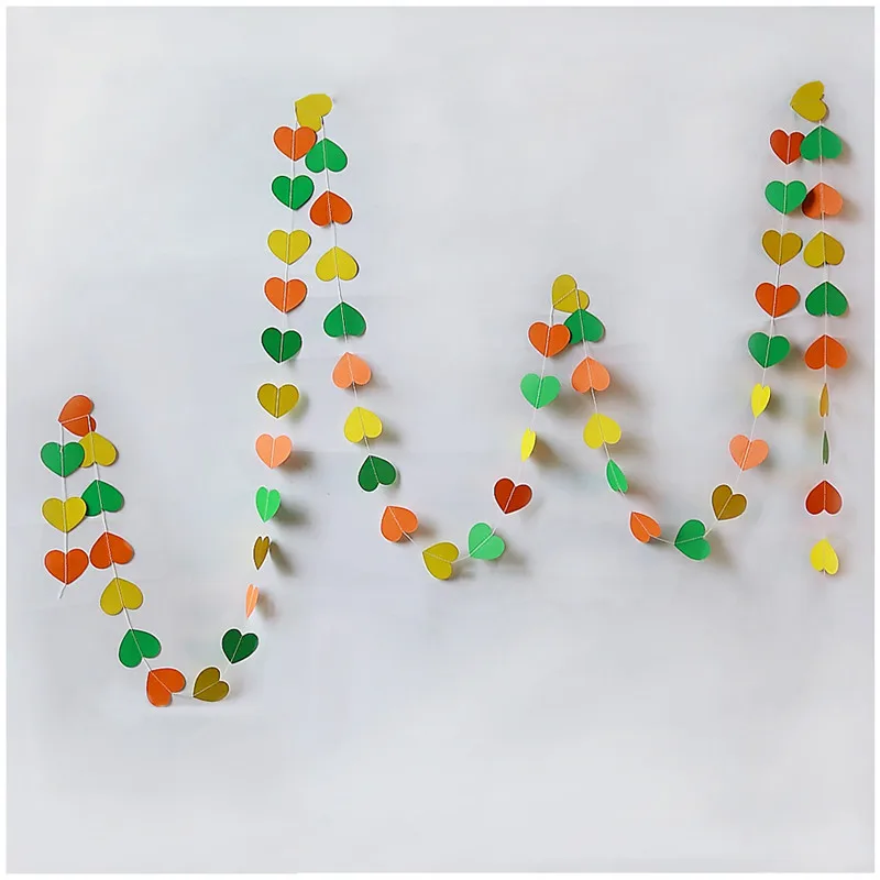 4 шт. Бумажная гирлянда в форме сердца м|decorative decorative|decoration accessoriesdecorative home decor |