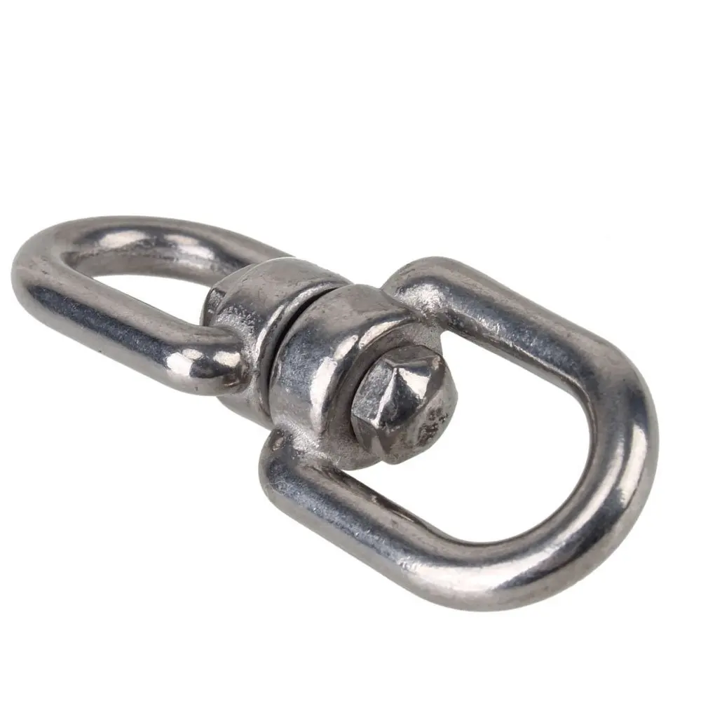 Прочный морской швартовочный Вертлюг M4 из нержавеющей стали 304 с петлей для