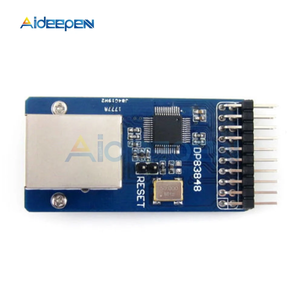 Приемопередатчик DP83848 Ethernet с физическим слоем интерфейсная плата управления RJ45