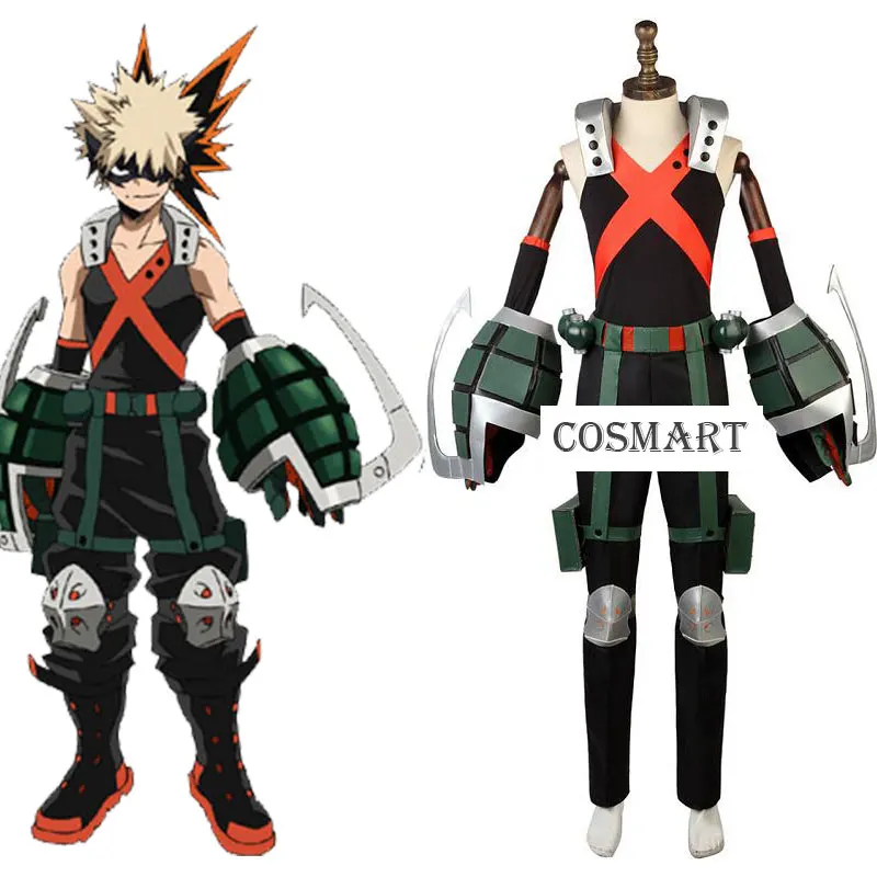 [Акция] Аниме Boku без мой герой Академии Bakugou Katsuki боевая униформа косплей костюм