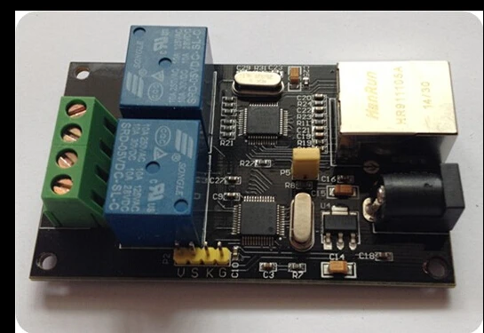 Бесплатная доставка! 2 реле/реле Ethernet/умный дом/дистанционное управление/реле