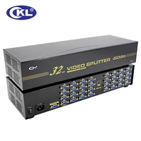 ckl 932 high quality 32 port vga splitter 132 for projectordisplaytv support 450mhz 20481536
