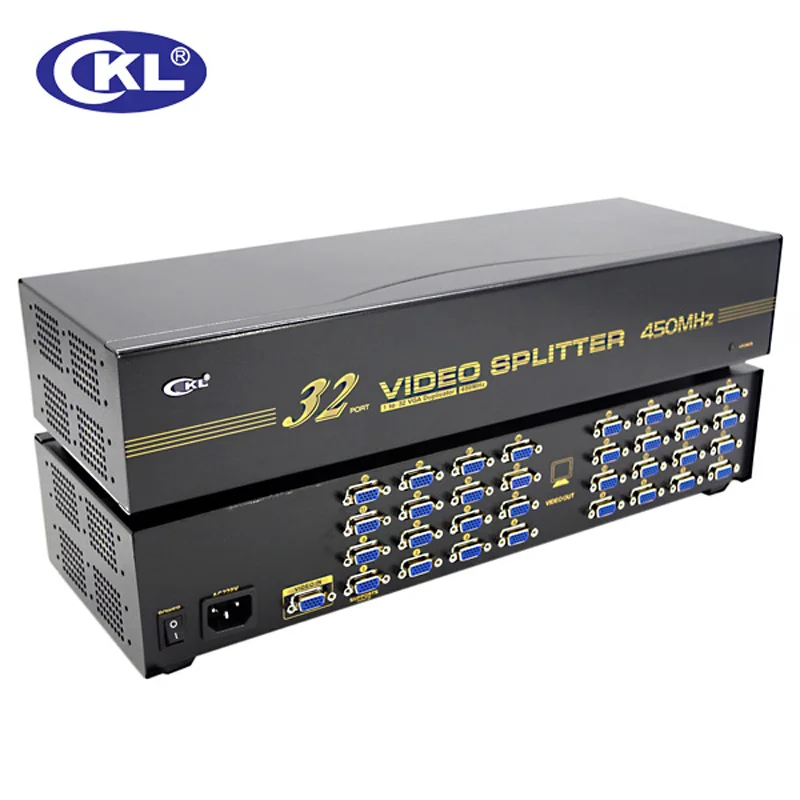 CKL 932 высококачественный 32 портовый разветвитель VGA 1*32 для проектора дисплея