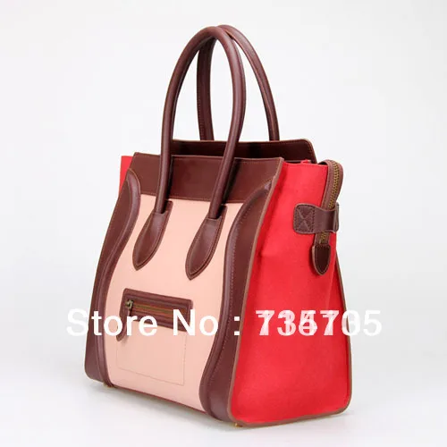New Fashion 2013 CL Womens brand cross body handbag shoulder bags Genuine Leather retro smile free shipping | Багаж и сумки