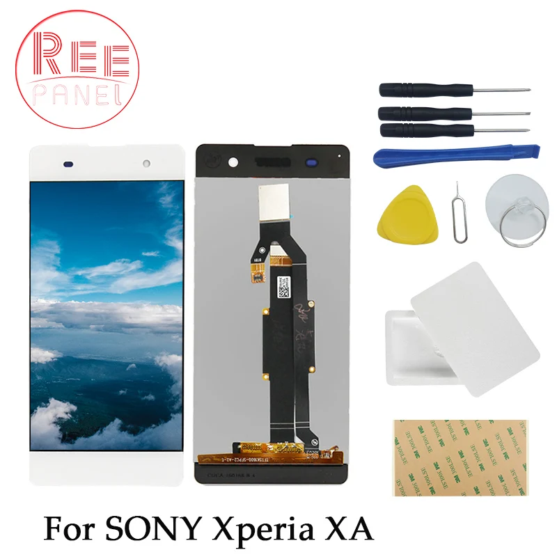 Оригинальный Дисплей для SONY Xperia XA ЖК-дисплей Сенсорный экран с рамкой F3111 F3112 F3116