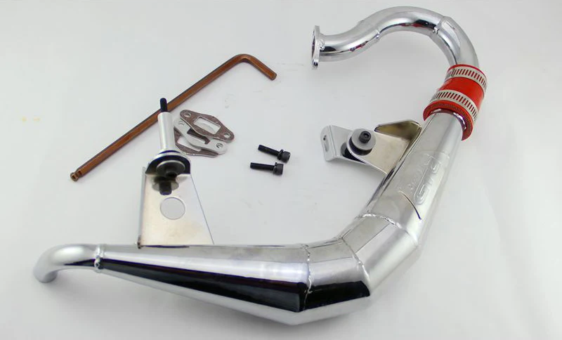 GTB гоночная труба с большим отверстием разрядная для LOSI 5IVE T KMX2 ROVAN LT|pipe saddle|pipe