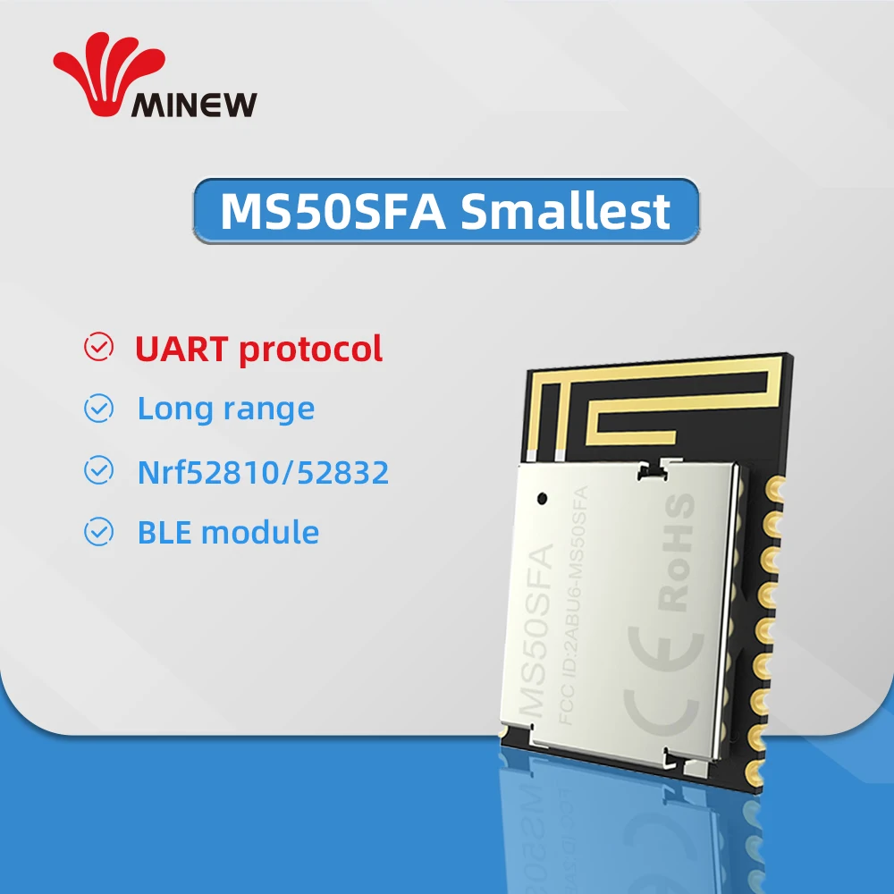 BQB FCC CE сертифицированный nRF52832 Bluetooth 5 0 Модуль с низким энергопотреблением