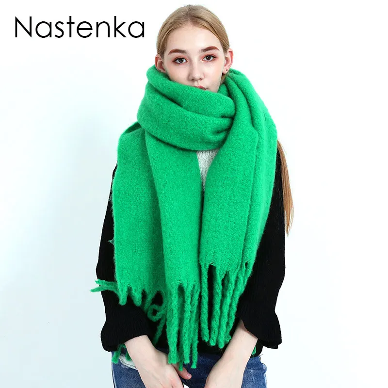 Женский шарф-шаль Foulard Femme зимний кашемировый для женщин ZA-12 | Аксессуары одежды