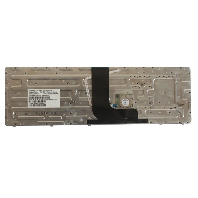 Новая русская клавиатура для ноутбука HP Elitebook 8560W 8570W RU без подсветки